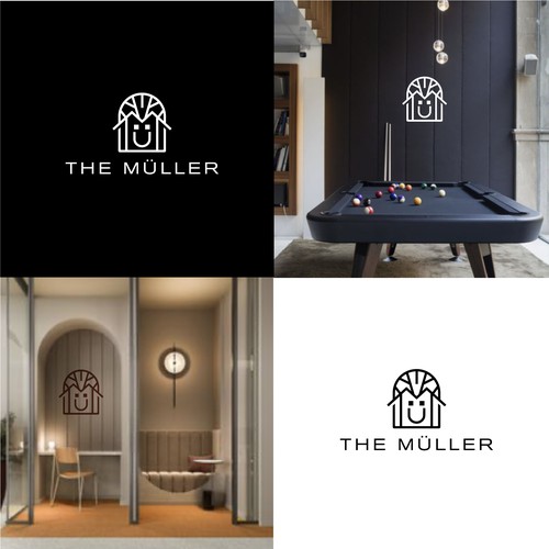 Want a challenge? Use the umlaut  - create a luxury logo for an apt building – The Müller Diseño de S.H Designs