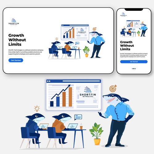 We need website illustrations for our software solutions company Design by Loominarius Ars