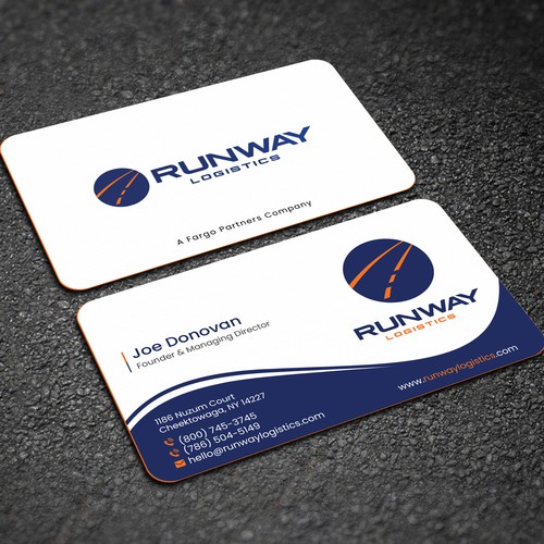 Design di Runway Logistics Business Card di Ellestudio™