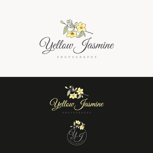 Yellow Jasmine Photography Logo Design-ontwerp door T-Design