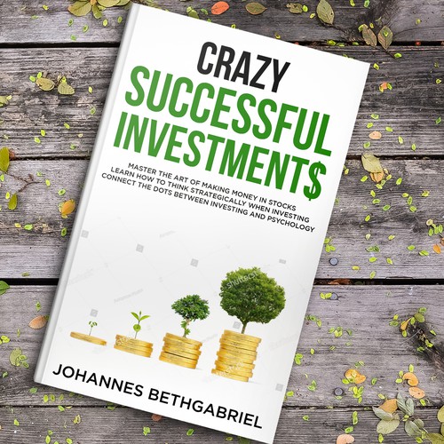 Powerful Book Cover for an Investing book that helps to Build Wealth in the Stock Market Design by studio02