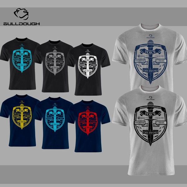 Design by sonjaya99 titled "Charity Shirt For TV/Radio Announcer To Support MS"