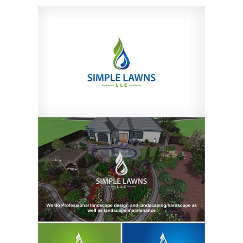 Professional Landscaping and maintenance logo Design by Fazrification