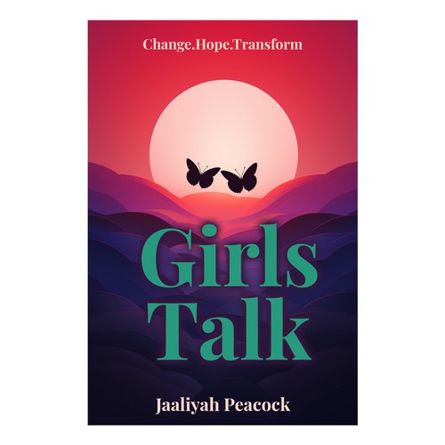 I need a beautiful butterfly book cover for my first book for women all around the world Design by MbahDjoyo