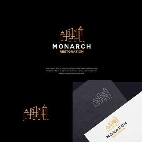 Design a modern clean logo package for a restoration company Design by Danny A