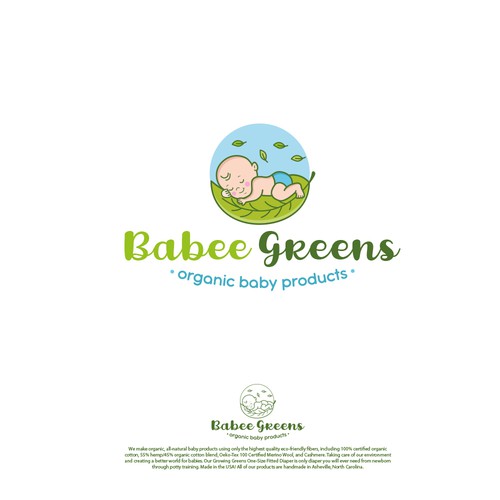 Logo Design for a Unique Organic Baby Products Company (Babee Greens) Design by AdryQ