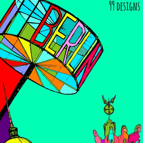 99designs Community Contest: Create a great poster for 99designs' new Berlin office (multiple winners) Design por dotneboya