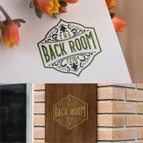 "The Back Room" logo contest for a masculine room in a home decor and gift shop Design by ElShanum Designs