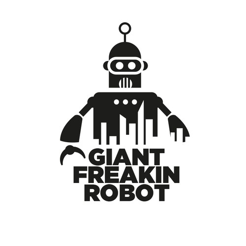 Minimalist, Classy Giant Robot Logo Wanted Design von TJCD