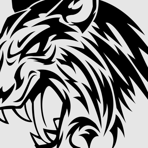 Design di ➤ TIGER HEAD LOGO (Black) di Nandasinda