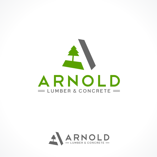 Design by AbbrahArt titled "Arnold Lumber & Concrete"