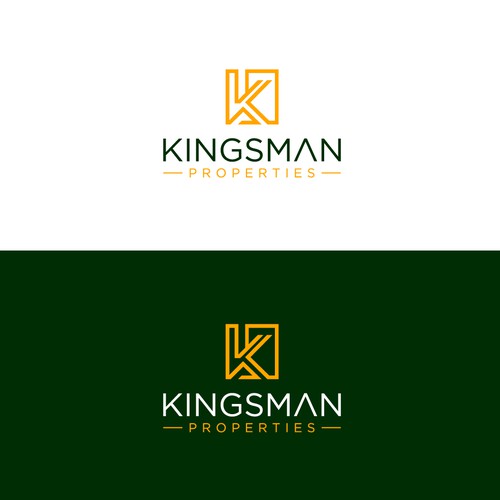 Kingsman Properties logo Design by ArtByShahnaz™