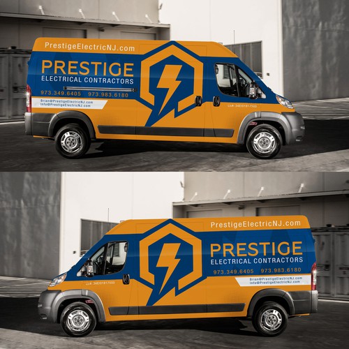 Design Car wrap needed for Prestige Electrical Contractors por Kiky Rizki