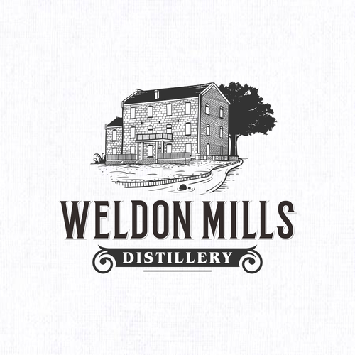 Logo for Distillery with Historic House | Logo & brand identity pack ...