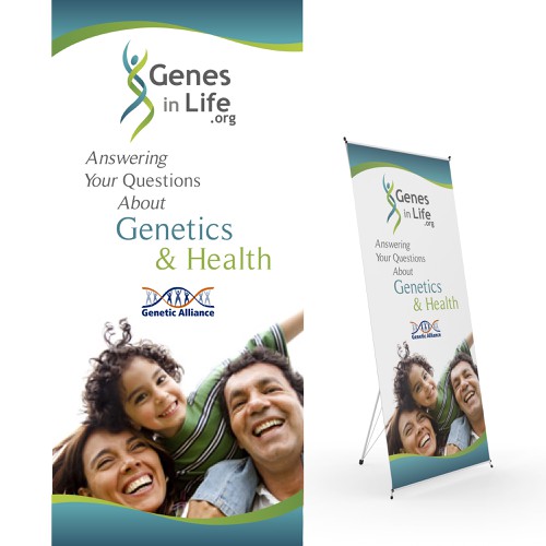 Create a conference poster for Genetic Alliance! Design by LocLe