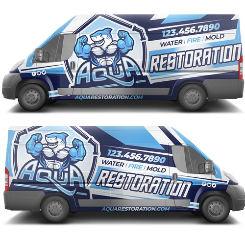 Sharp van wraps Design by Nick T.