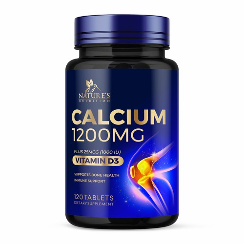 Calcium Plus Vitamin D3 Design Needed for Nature's Nutrition Design by GenScythe