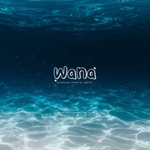 WANA LUXURY MINERAL WATER Design by gwGraphics