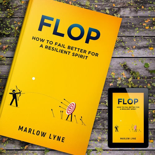 Design a book cover for a book called "FLOP" ! Design by Citrusbyte