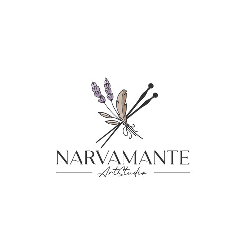 "Narvamante ArtStudio - Logo" ganador Logotipos