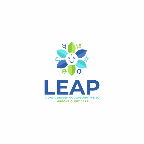 Inspiring logo for a new collaboratory to improve healthcare for young children Design by colorworks™