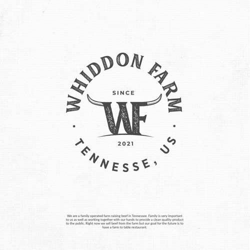 Looking for a logo and cattle brand(W or W and F combined)  for our family ran beef operation in the hills of Tennessee. Ontwerp door Kubo"