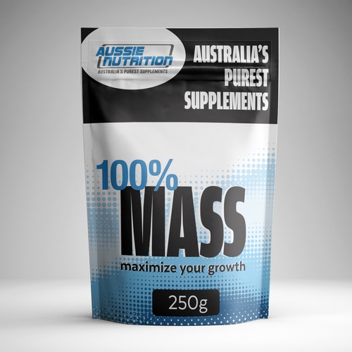 Aussie Nutrition supplement range needs new packaging! Design by trogled