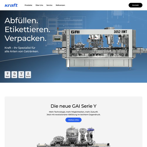 Web page design contest entry by projekt38