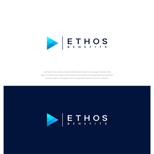 Ethos Benefits - Logo for Employee Benefits Consultant based on Concept of Ethos, Pathos, Logos Design by Wala!