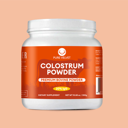 Design di Re-design Supplement Label to capture Amazon shopper attention & boost CTR - Colostrum Powder di SONUPARMAR