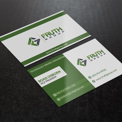 New High Tech Business Cards for High Tech Company Design by Nuhan Enterprise IT