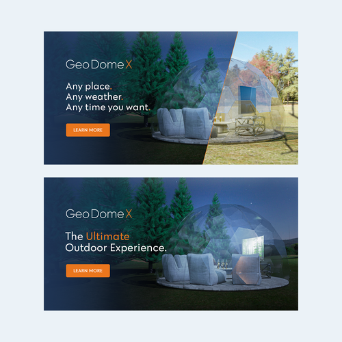 GeoDomeX - Tech Style Innovative Product -  Ad Campaign Design For The Launch Required Design by Y_Designs