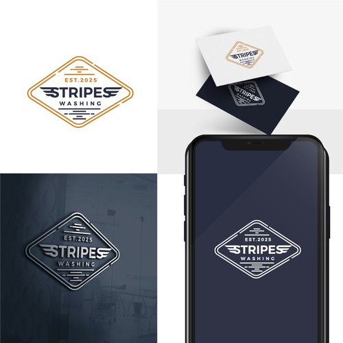 Design di Stripes Washing - Design a logo and brand for a new upcoming coastal company di JosH.Creative™