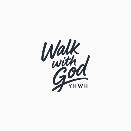 Walk With God Minimalist Luxury Logo for a Modern Faith & Fashion Brand Design by JRamborger