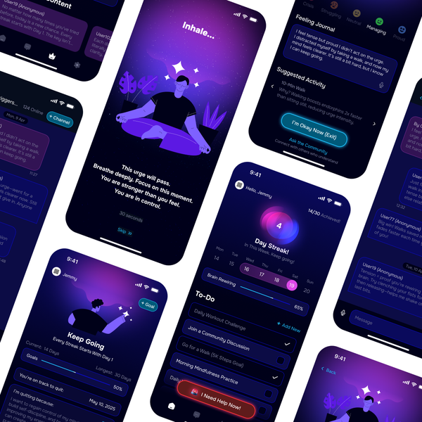 A Bold, Masculine App to Reclaim Focus & Discipline