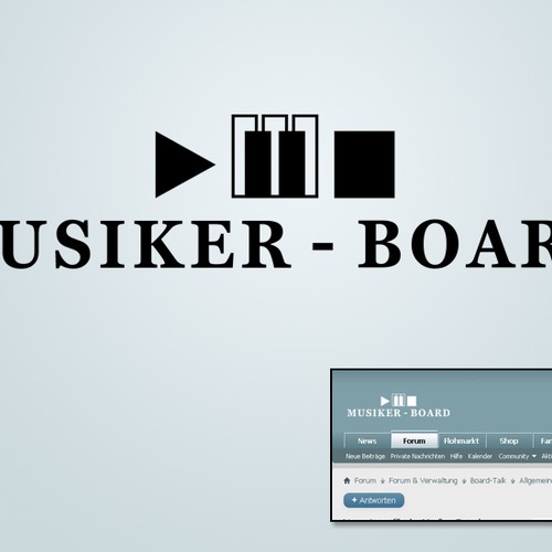 Logo Design for Musiker Board Design by curves2