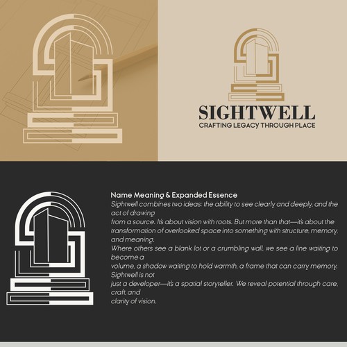Design a Timeless Logo for Sightwell — A Place-Rooted Creative Developer Design by S H A Y