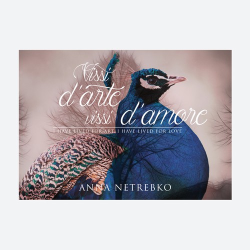 Illustrate a key visual to promote Anna Netrebko’s new album Design por MKaufhold