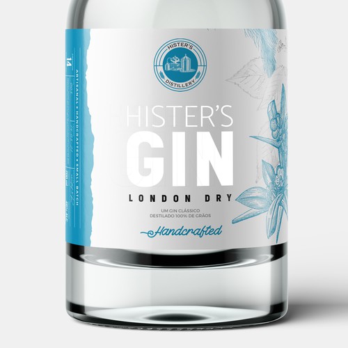 Premium Gin label Design por sam2305