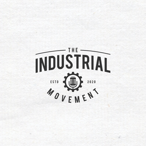 dKOI designsさんのVINTAGE INDUSTRIAL PODCAST LOGOデザイン