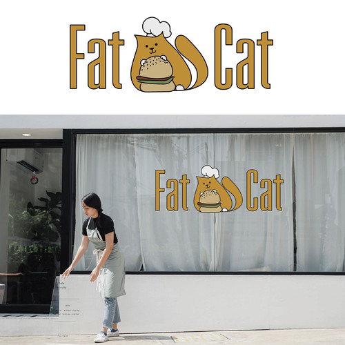 Fat Cat Design by Irina Ra