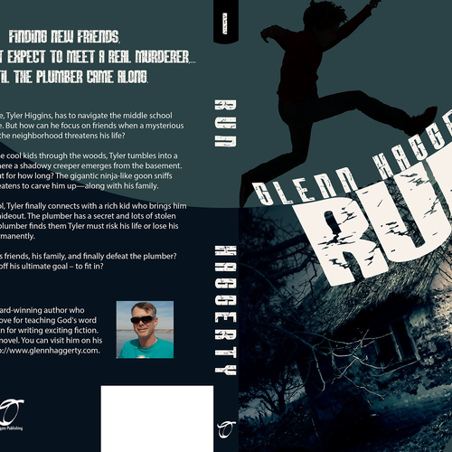 Create an awesome book cover for a middle-grade boys adventure story, Run! Design by RoseannaWhiteDesigns