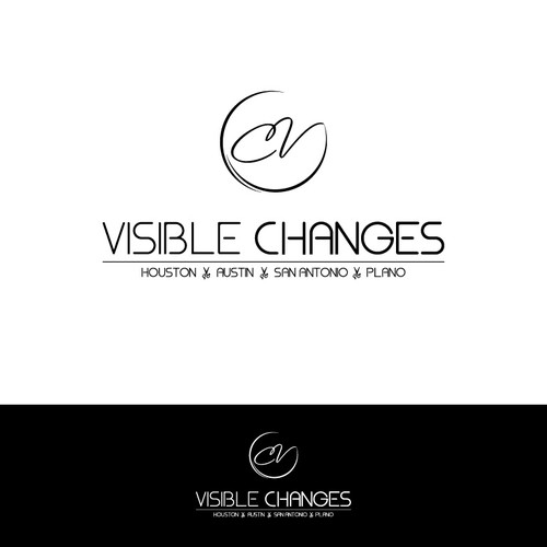 Create a new logo for Visible Changes Hair Salons Réalisé par virtualni_ja
