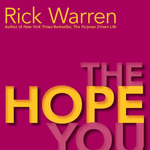 Design Rick Warren's New Book Cover Diseño de rocklady_mi
