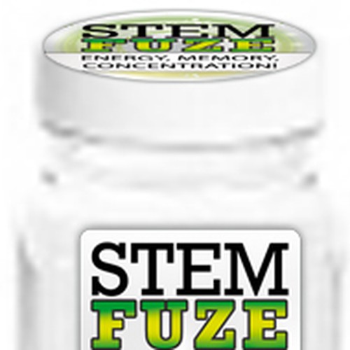 Create the next product label for StemFuze Réalisé par CMethod