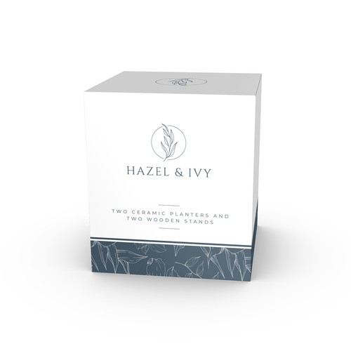 High end mid century modern planter and stand elegant box design Design by Wahdin