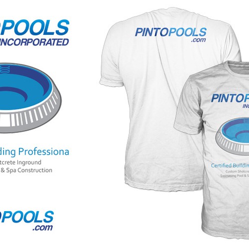 NEW Tshirt Design for swimming pool company Design by appleART™