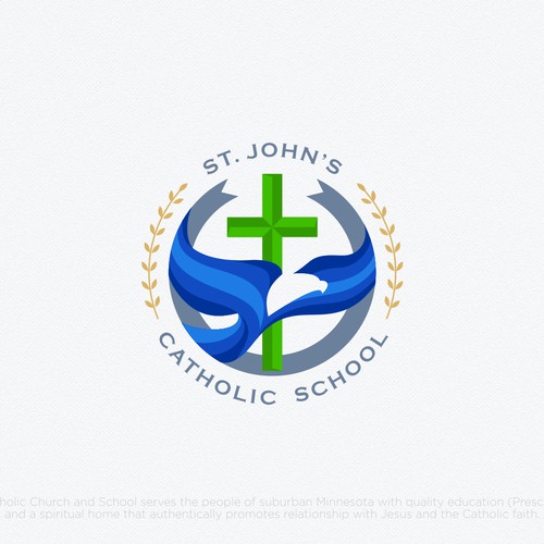 Design a beautiful logo for St. John's Catholic Church and School ...