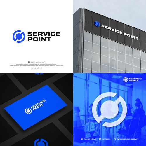Service Point - Create New Logo and Brand Identity Design by SimonfelDesign™