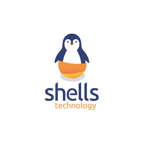 Logo design for UNIX Shell company. Design réalisé par Crealiza